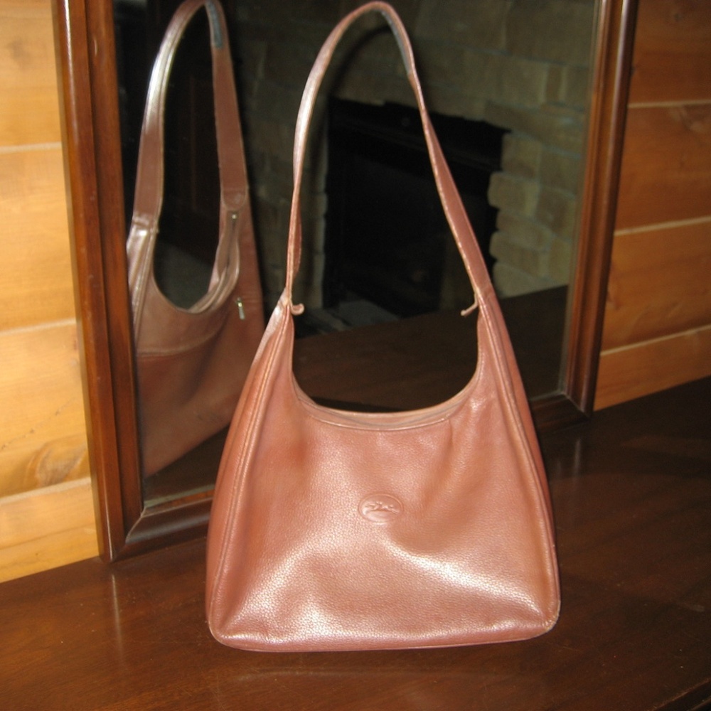 AUTHENTIC VINTAGE LONGCHAMP PARIS LE FOULONNÉ Shoulder bag - Brown